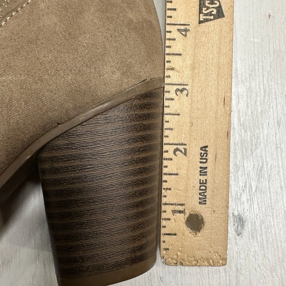 Madden Girl Over-the-Knee Boots • Taupe Faux Suede • G-Deedee • 5.5